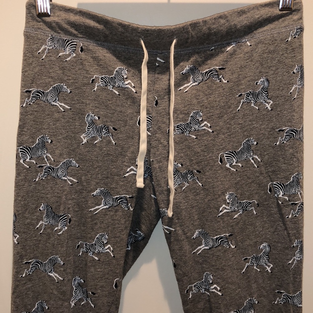 J. Crew cotton patterned drawstring leggings